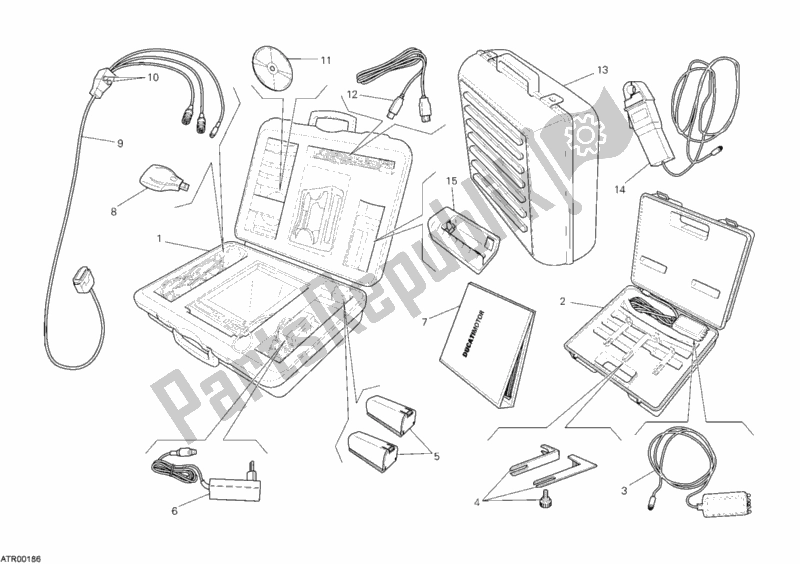 Tutte le parti per il Controllare I Dds Dello Strumento del Ducati Streetfighter S USA 1100 2011